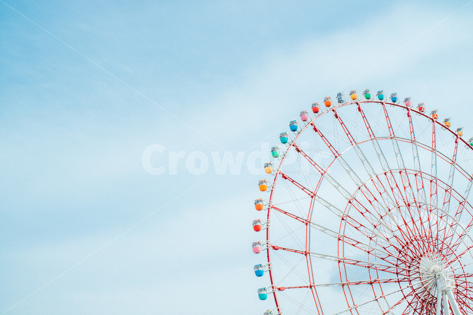 sky,ferris wheel,Ferris wheel,Emotional photo,Rides