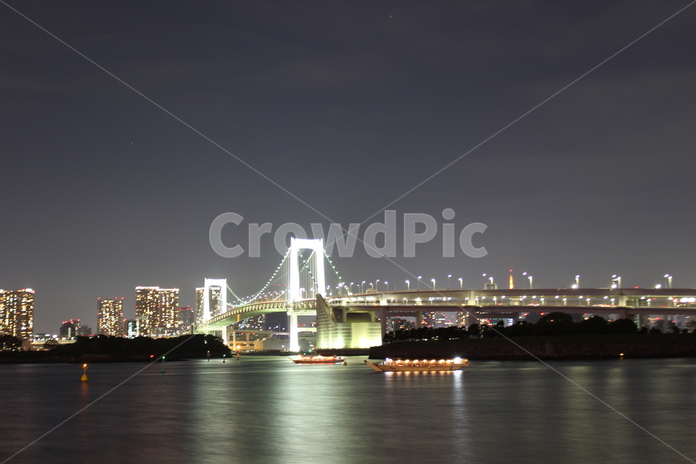 일본,도쿄,레인보우브릿지,강물,야경,유람선,다리,고속도로,tokyo,japan,bridge,river,night,야경,밤,풍경,nightscape,night,landscape,도시,city,해외,외국,세계,foreign,oversea,world,세계도시풍경,해외도시풍경,외국도시풍경,world cityscape,building,건물