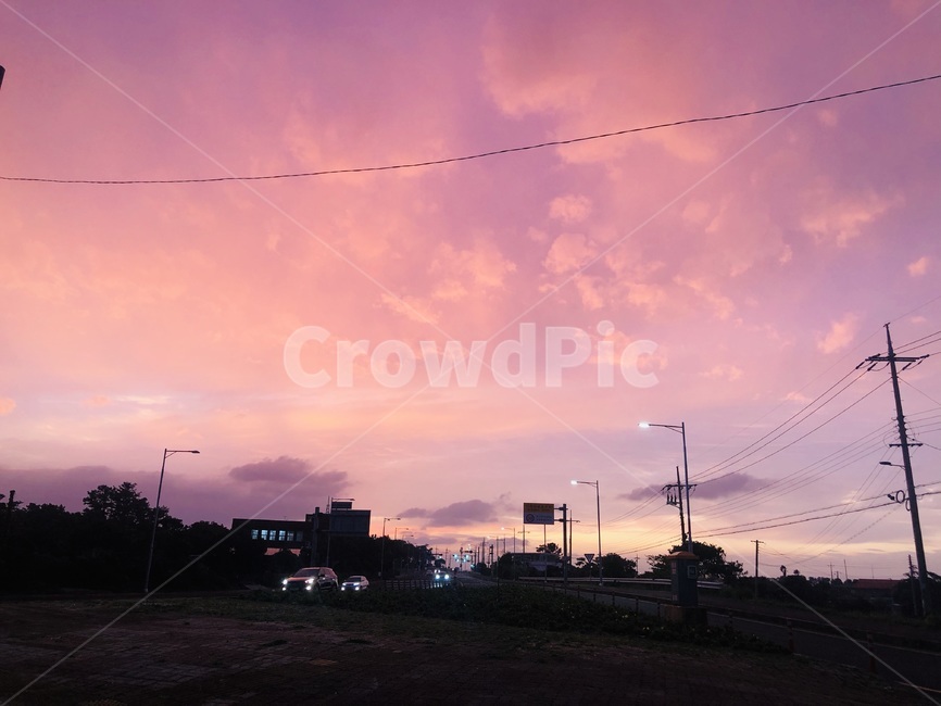 노을,자연,sunset,보라색하늘,하늘,풍경,nature,sky