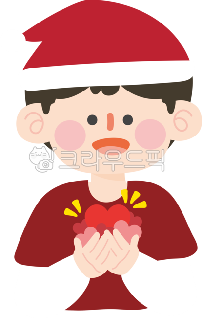 Christmas,Sharing love,santa clothes,christmas,santa hat,heart