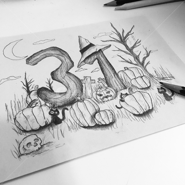 halloween,할로윈,할로윈데이,잭오랜턴,일러스트,31