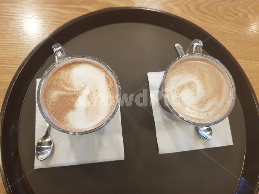 카페,디저트,후식,두개,심플