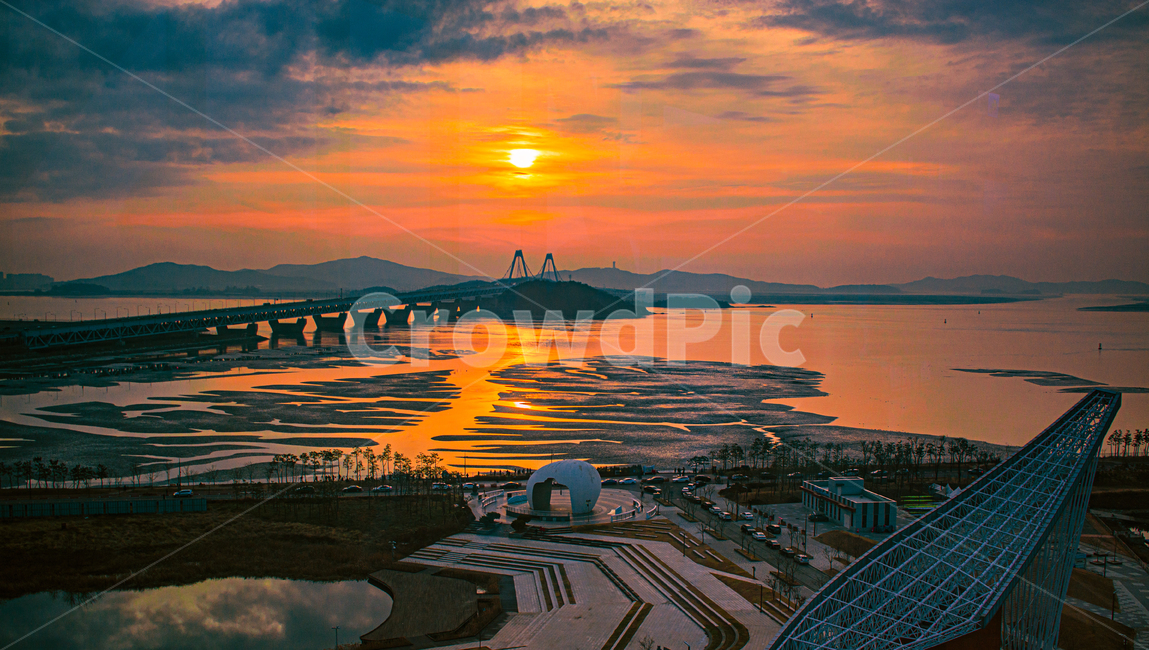 정서진,영종대교,낙조,노을,서해,인천대교,일몰,nature,자연,outdoors,옥외,landscape,경치,scenery,풍경,한국자연풍경,한국자연경관,korea nature landscape
