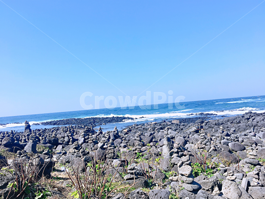 제주도,제주도돌,돌,바다,우도,자연,하늘,제주도우도,nature