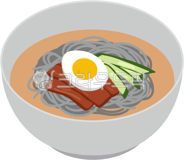 냉면,냉면그림,한국음식,냉면일러스트,여름,여름음식,플랫디자인,미니멀스타일,귀여운그림,면요리,파스텔색감,시원한식사,전통음식,손그림느낌,얼음냉면,아시아요리,깔끔한디자인,부드러운색감,음식일러스트