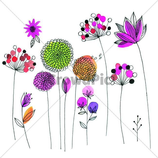 손그림,물감그림,handdrawing,watercolor,나뭇잎,leaf,foliage,umbrage,나뭇가지,bough,twig,sprig,branch,꽃,flower,bloom,blossom