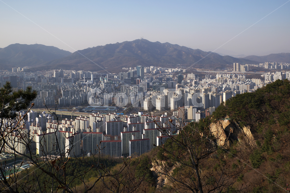 모락산,경기도,의왕시,안양시,도심풍경,도시,관악산