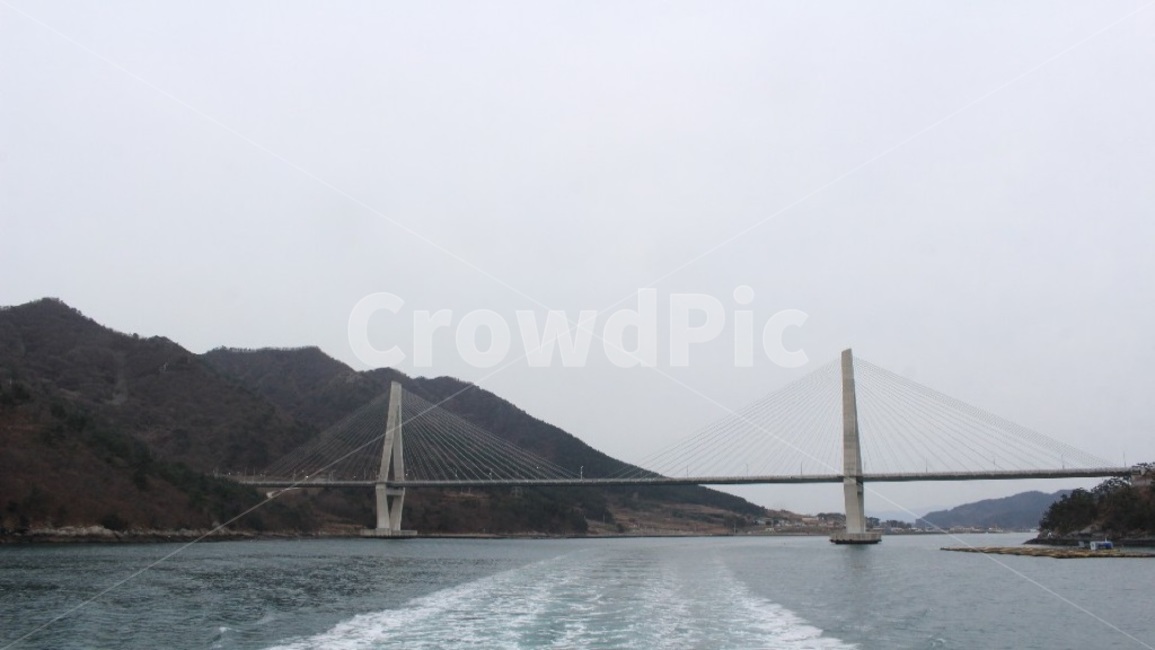 다리,bridge,배,바다,바다위