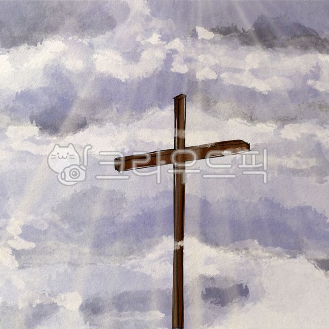 sky,blue sky,Catholic,ray of light,sacrifice,Passion Week,hardship,sunlight,light,The Cross,Christian,illustration