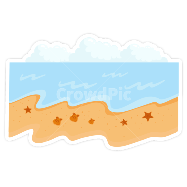 waves,waterside,shells,summer vacation,beach,clouds,starfish,Sea,beachside,swimming beach