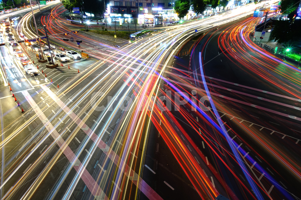 궤적,빛,도로,교차로,도시,야경,야경,밤,풍경,nightscape,night,landscape,교통,교통수단,traffic,transportation,road,freeway,고속 도로,intersection