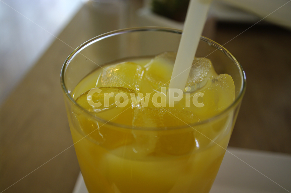 오랜지,쥬스,유리병,음료,어름,음료수,drink,beverage