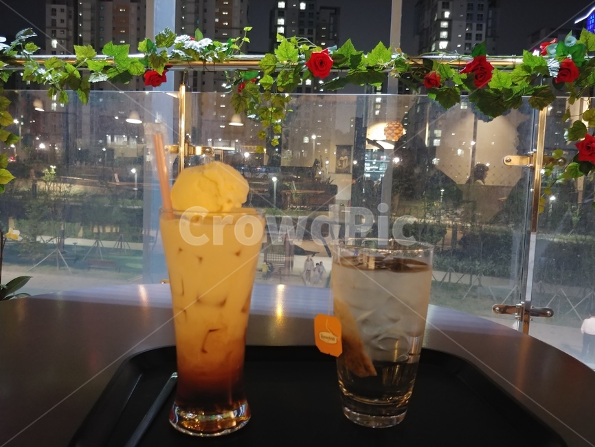 음료,카페,cafe,tea,낭만적인,장미,rose,romantic,덩굴,vine,아이스크림,icecream,음료수,drink,beverage