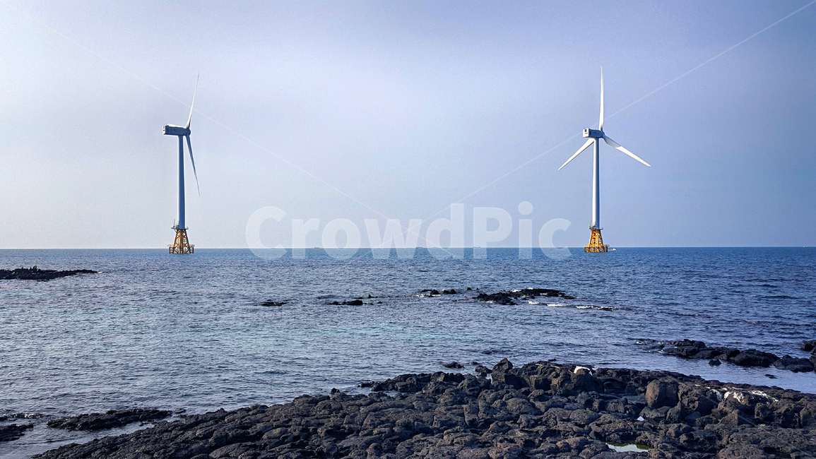 풍력발전기,바다,풍력터빈,windturbine,turbine,터빈,기계,machine,motor,엔진,engine
