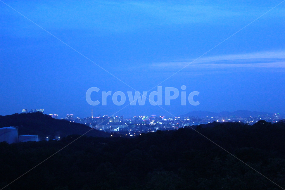 야경,하늘,산,도시,파란하늘,구름,야경,밤,풍경,nightscape,night,landscape,도시,city,nature,자연,outdoors,옥외