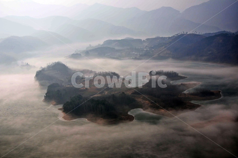 전북,임실,옥정호,붕어섬,물안개,nature,자연,weather,날씨,outdoors,옥외,fog,안개,풍경,자연,풍경,nature,landscape