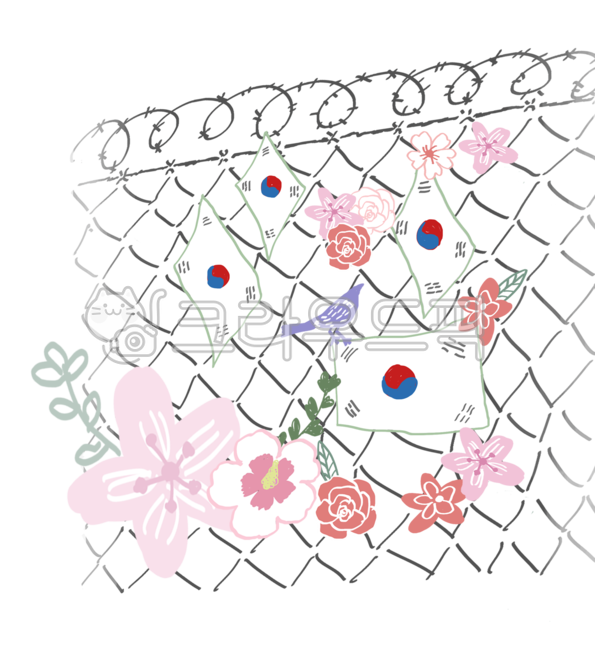 division,dmz,korea,divided nation,elk,Rose of Sharon,south korea,iron fence,gop,North Korea