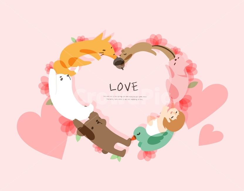 아기,새,토끼,다람쥐,여우,곰,강아지,하트,사랑,러브,이벤트,일러스트,연인,커플,사랑,lover,couple,그래픽,일러스트레이션,graphic,illustration