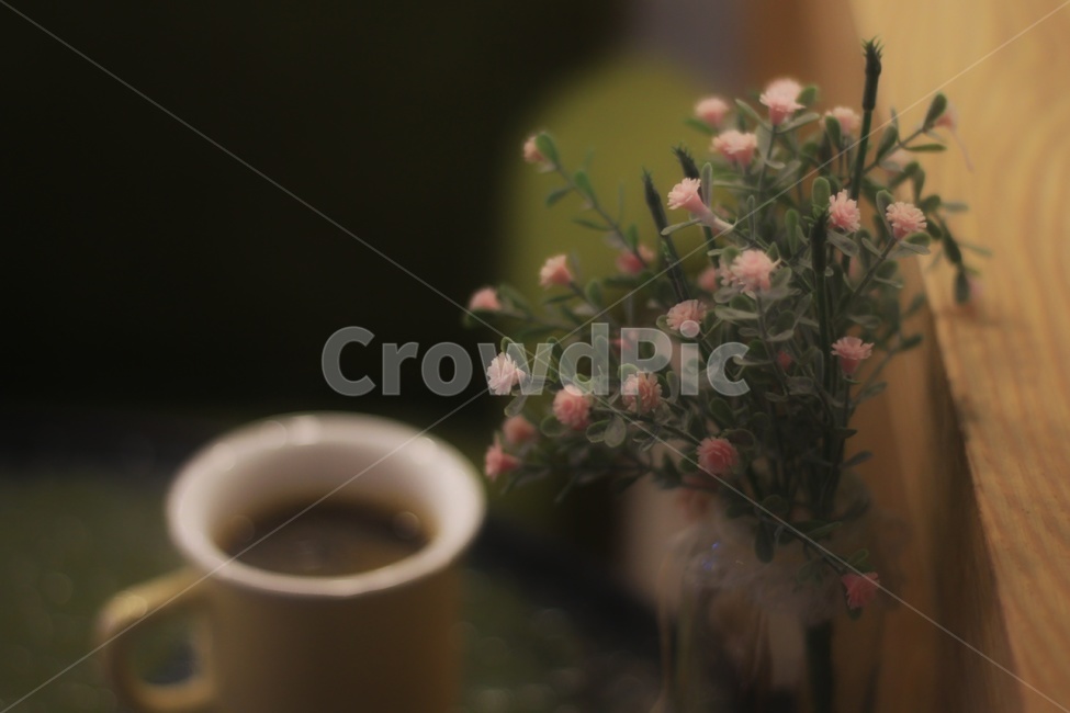 꽃,조화,컵,커피,coffe,cup,flower