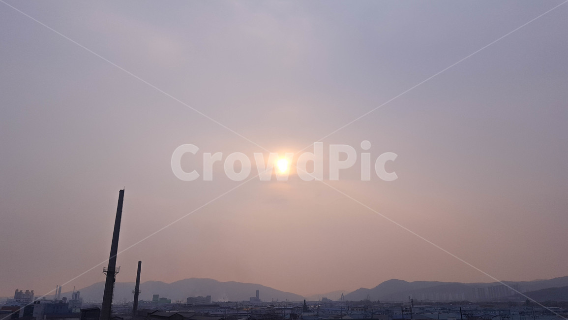 노을,하늘,실루엣,안개,미세먼지,자연,풍경,nature,landscape,outdoors,옥외