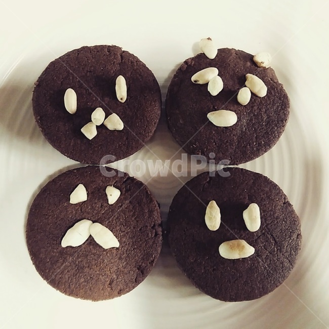 쿠키,홈베이킹,오븐요리,오븐,얼굴,아이,음식,갈색,food,cookie,fice,초콜릿,디저트,chocolate,간식,dessert,sweet,baking