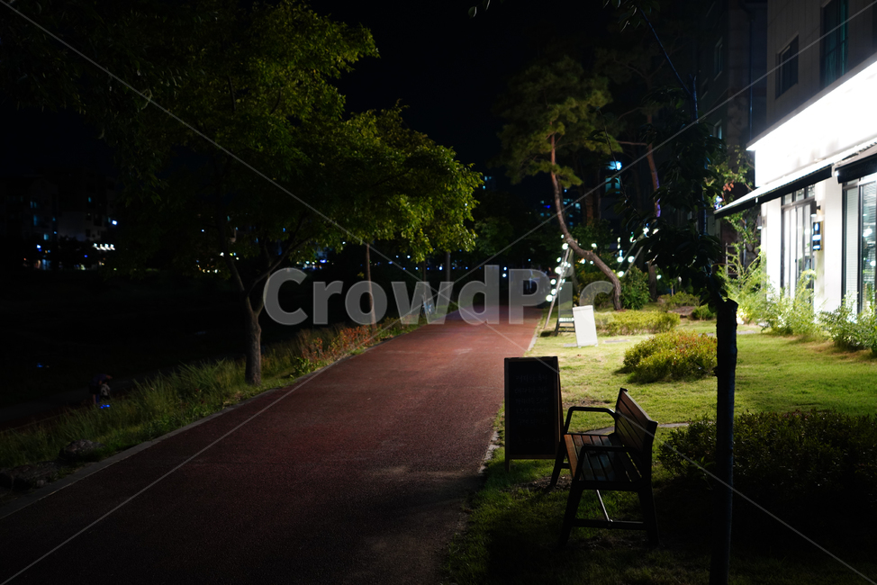 산책,밤길,길,벤치,느낌,빛,거리,야경,밤,풍경,nightscape,night,landscape,asphalt,아스팔트,furniture,가구