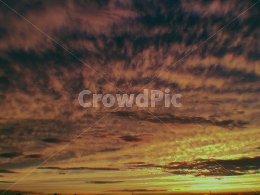 구름,하늘,노을,해질녘,cloud,sky,주황색