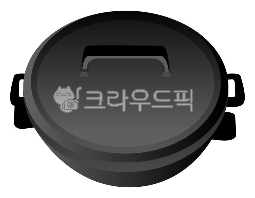 냄비,무쇠냄비,무쇠솟,조리기구,디자인소스,일러스트,illust,소스png,png