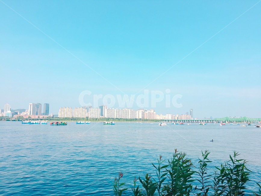 바다,하늘,파랑,구름,파도
