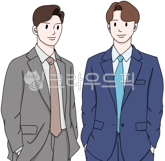 양복입은,직장인,회사원,동료,친구,수트,suit,정장,blazer,블레이저,jacket,재킷,사람,넥타이,남자,man,male,그래픽,일러스트레이션,graphic,illustration