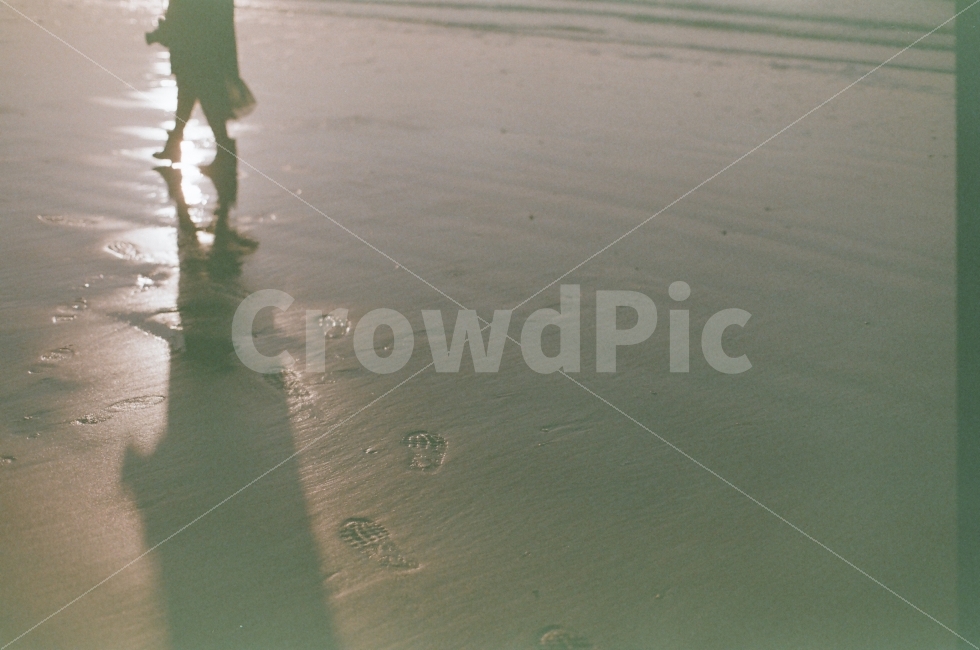 석양,노을,바다,신두리해변,해변,빛,그림자,해변,바다,beach,sea,사람,인물,인간,human,person,감성,sensible,feeling