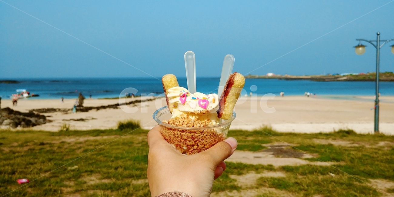 제주도,우도,아이스크림,여름,시원함,휴식,summer,icecream,jeju,간식,디저트