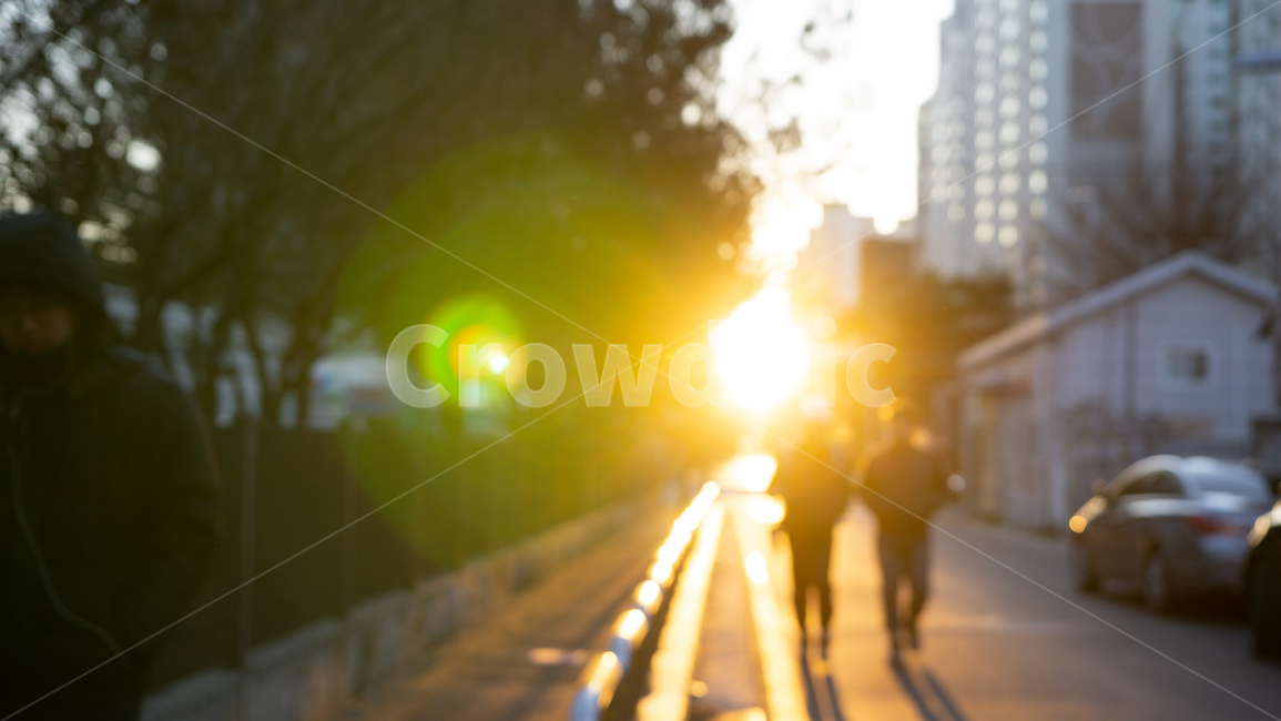 일출,일몰,플레어현상,ppt배경,햇빛,거리,길,블러