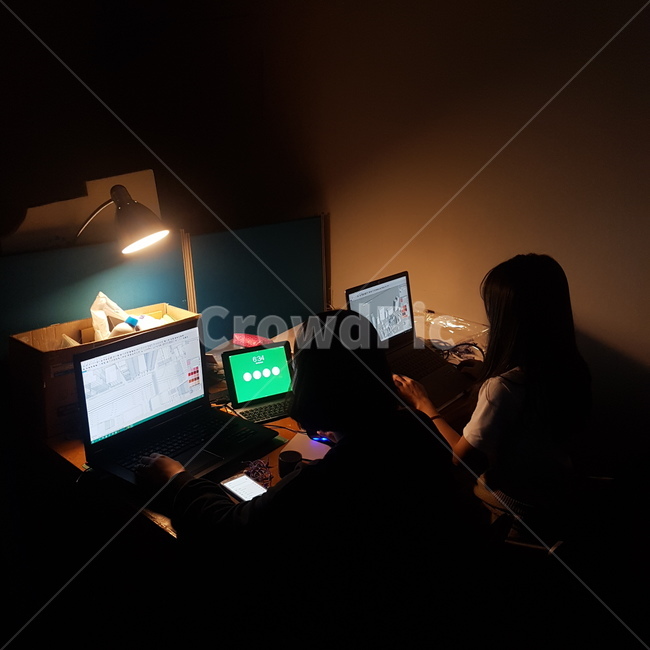 공부,노트북,조별과제,스터디,밤샘,study
