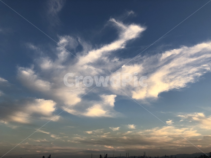 하늘,구름,맑음,날씨,노을