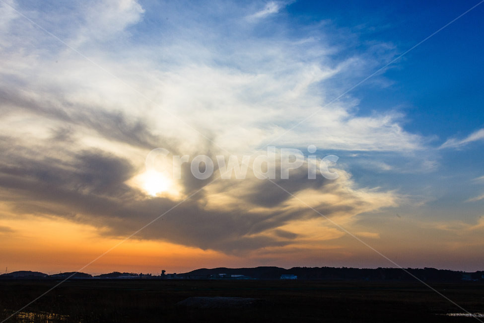 바닷가,하늘,저녁,일몰,황혼,구름,자연,풍경,nature,landscape,outdoors,옥외,sky