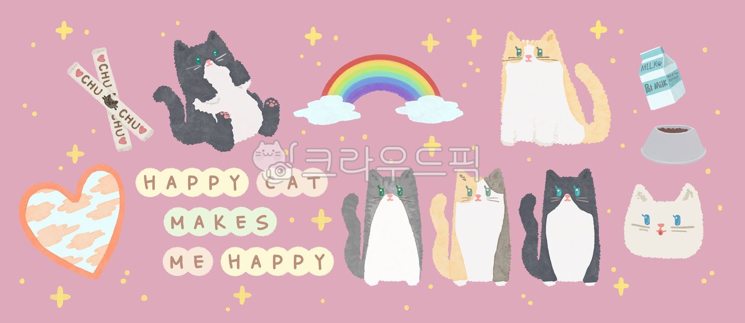pink,gray cat,cat picture,three colors,cloud,Persian cat,Black cat,white cat,cat,cat character,graphic,lavender,pet,twinkle,calico cat,feline,star,animal pictures,happy cat,twinklingstar,milk,stars,pet snacks,chur,heart,rainbow,feed,cheese cat,Pets,yellow