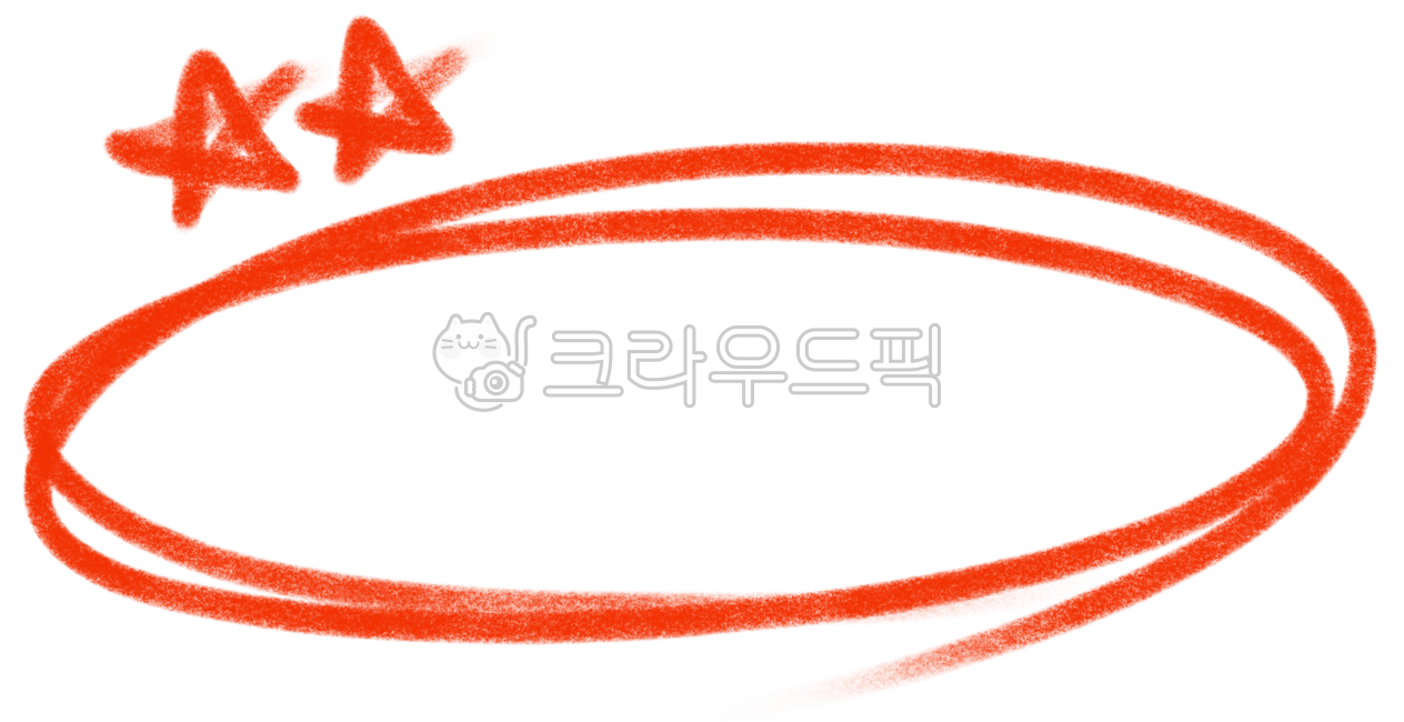 채점, 채점일러스트, 채점동그라미, 채점별표, 채점색연필, 사진,이미지,일러스트,캘리그라피 - vincentart작가