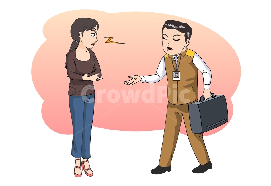 일러스트,벡터,이미지,핸드드로잉,드로잉,아트,만화,클립아트,그래픽,디자인,상황,상황그림,상업미술,일러스트레이션,직원교육,교육,삽화,캐릭터,상황컷,서비스,고객응대,사람,남자,여자,서비스기사,as기사,주부,아줌마,as센터,청구,고객만족,만족,남녀,방문,시추에이션,동작,행동,방문상담,방문기사,가방,상담,요구,요청,수리,째려봄,팔짱,화남,짜증,불만족,불친절,적반하장,수리비,비용청구,거절,거부,분쟁,그래픽,일러스트레이션,graphic,illustration