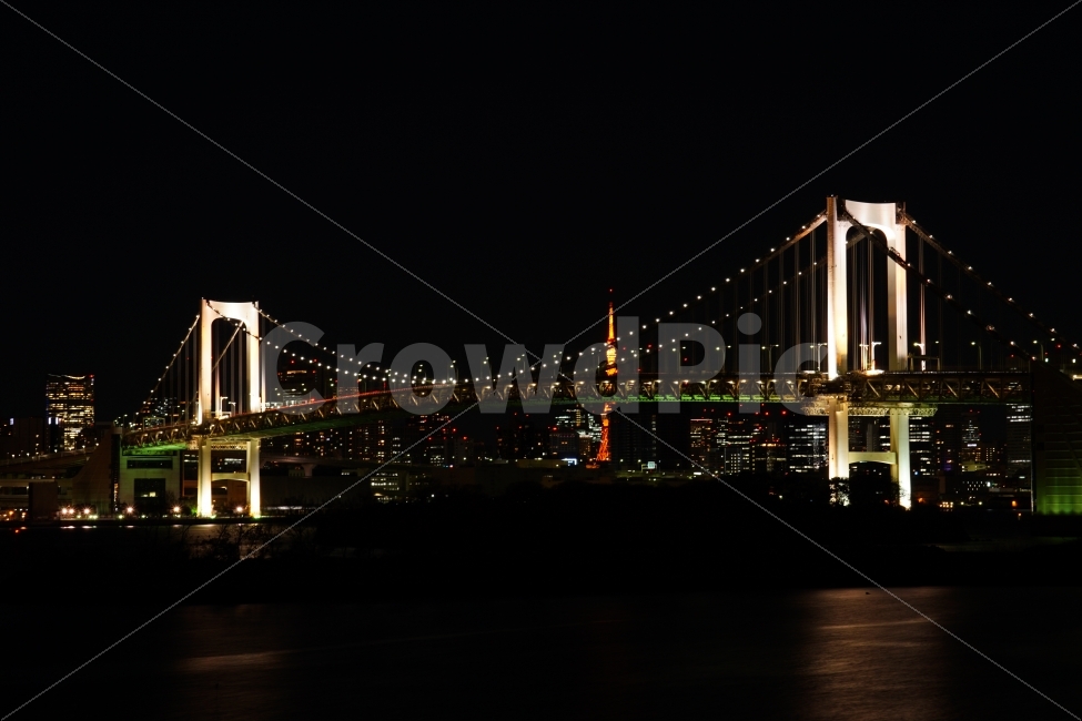 오다이바,도쿄,일본,일본여행,야경,도시,풍경,city,landscape,야경,밤,nightscape,night,해외,외국,세계,foreign,oversea,world,building,건물,bridge,다리