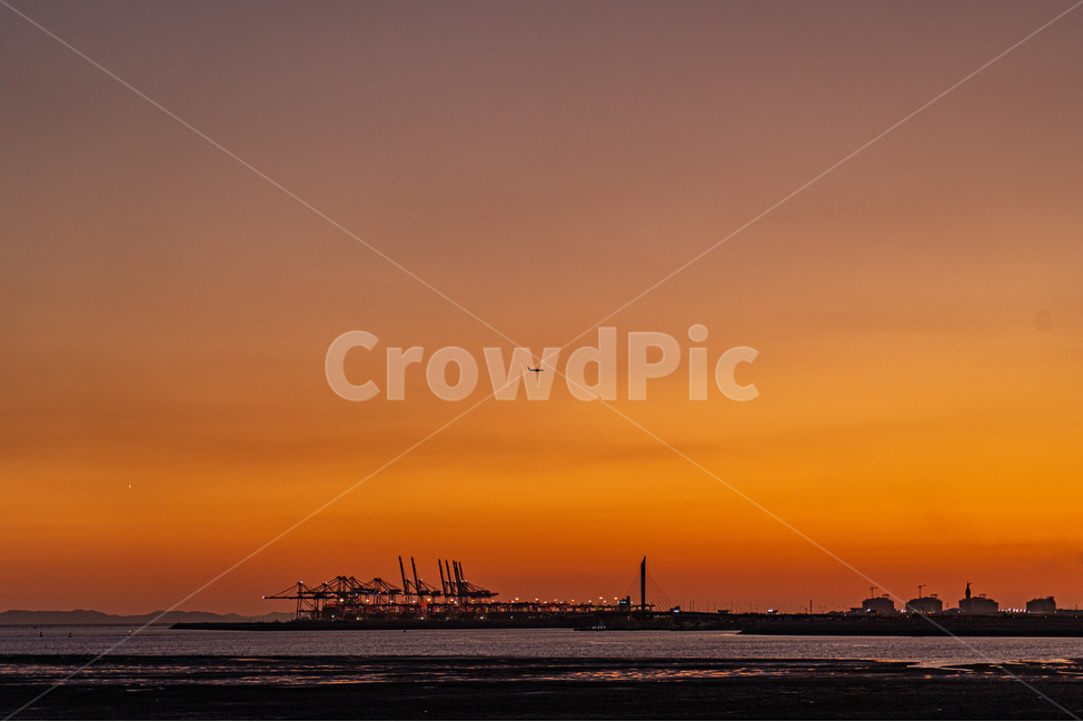노을,비행기,sunset,airplane,하늘,sky,자연,자연,풍경,nature,landscape