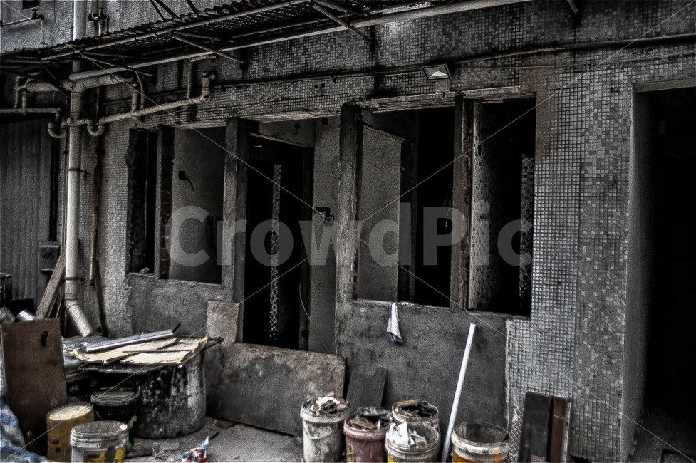 홍콩,칭차우섬,어느,폐건물,의,정겨움,건축물,건물외관,exterior,building,structure,architecture,construction,해외,외국,세계,foreign,oversea,world