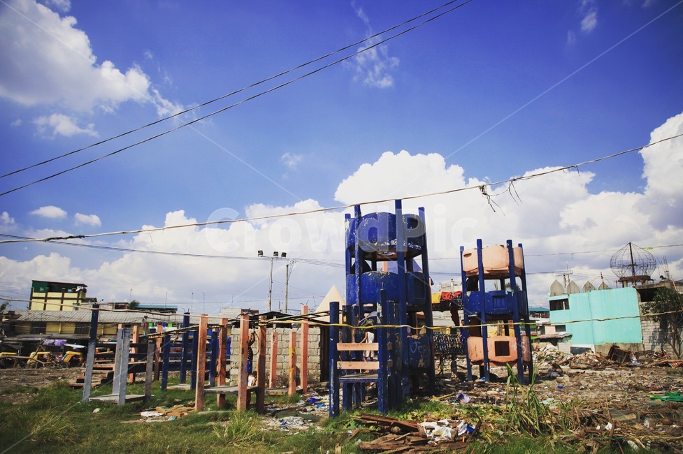 필리핀,빈민가,놀이터,쓰레기마을,하늘,구름,시골,마을,풍경,landscape,country,rural,town