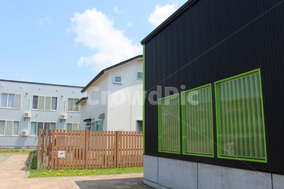 건물,공장,하늘,구름,맑음,화창,일본,마을,동네,집,sky,clear,sunny,bright,cloud,town,village,house,home,factory,company,japan,sapporo,hakodate