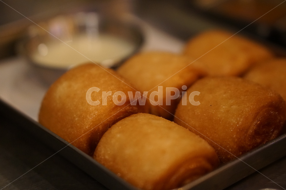 음식,황금꽃빵,먹방,중국음식,연유,음식,식재료,요리,food,cook,meal,dishes,food reserves