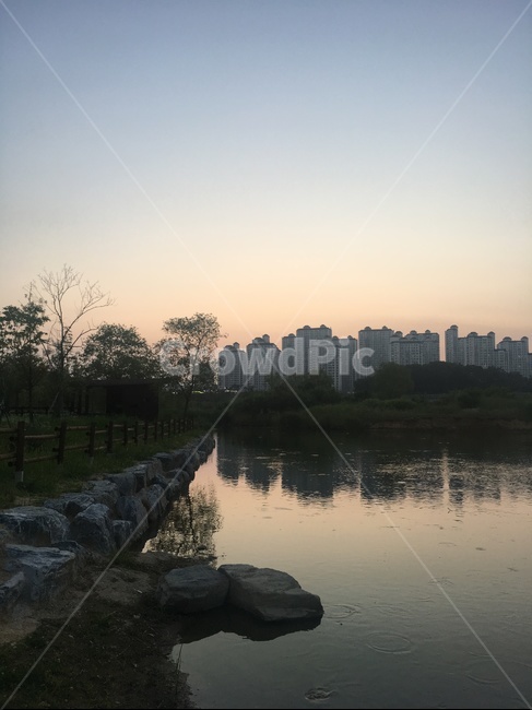 호수공원,노을공원,노을,노을배경,공원,산책로,공원배경,파주,sunrise,park