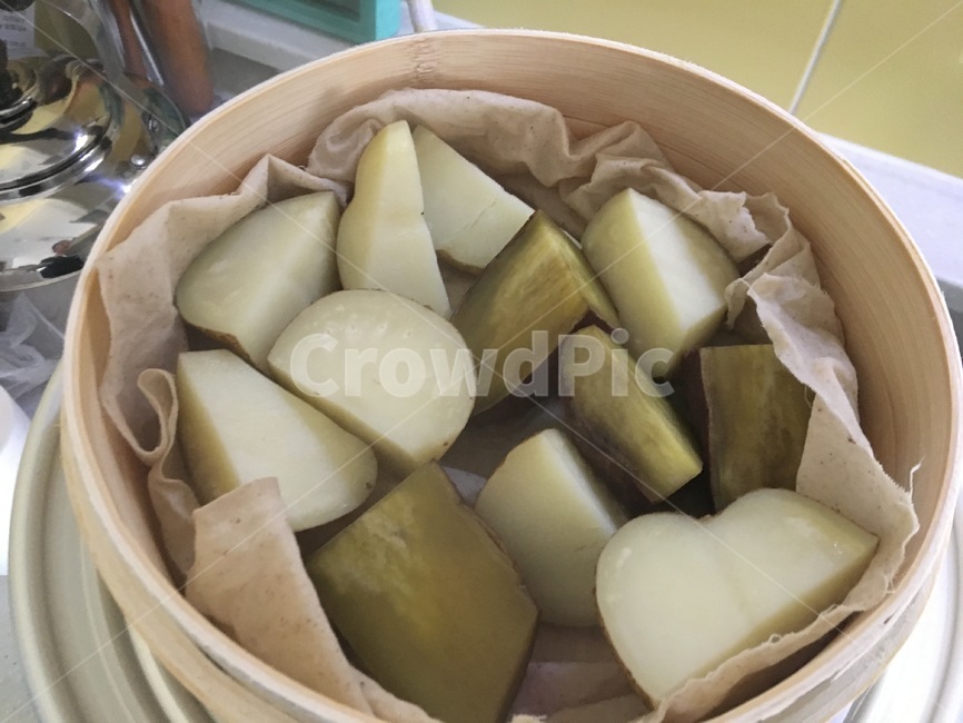 감자,고구마,찜기,찜통,음식