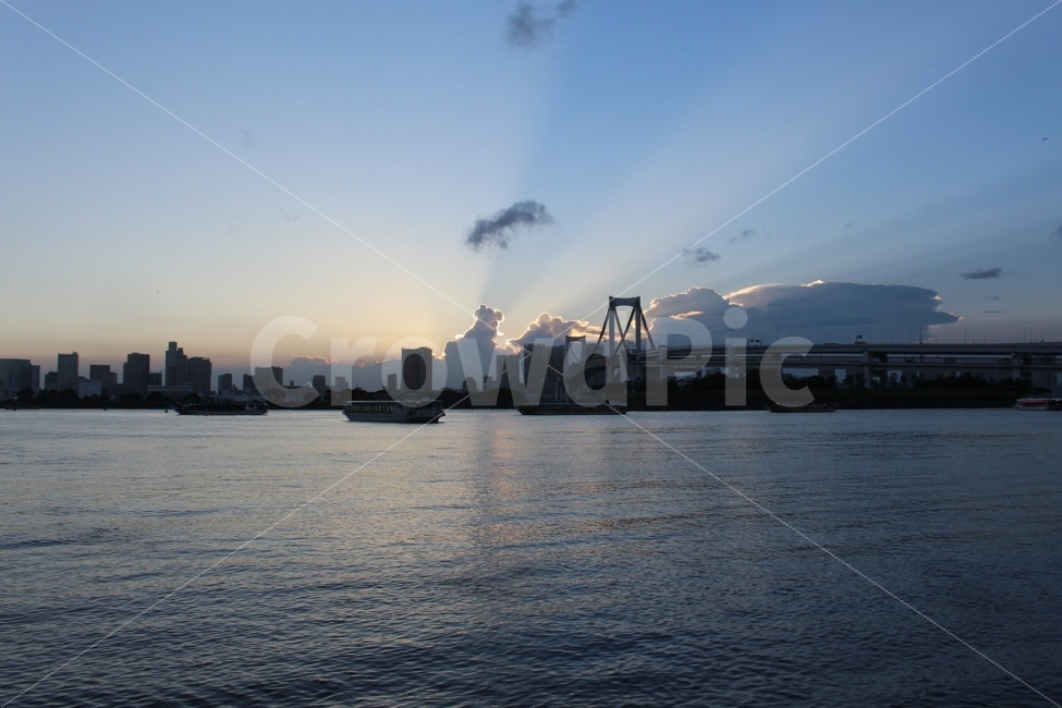 도쿄,여행,오다이바,바다,석양,도시,풍경,city,landscape,해외,외국,세계,foreign,oversea,world,nature,자연