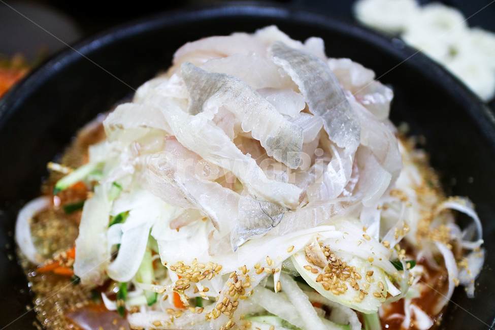물회,회,강릉,음식,광어회