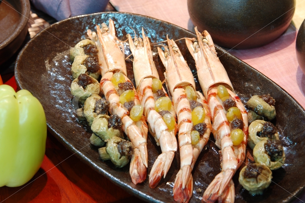 대하,새우,구이,새우구이,대하구이,음식,접시,은행,해산물,장식,음식,식재료,요리,food,cook,meal,dishes,food reserves,수산물,해산물,fishery products,seafood